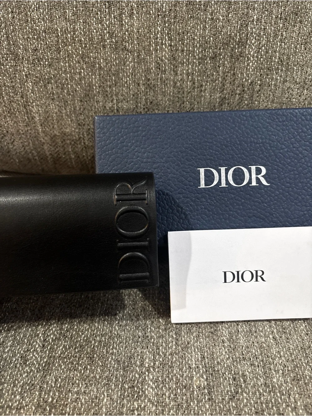 Christian Dior Round Sunglasses in Black and Silver frames